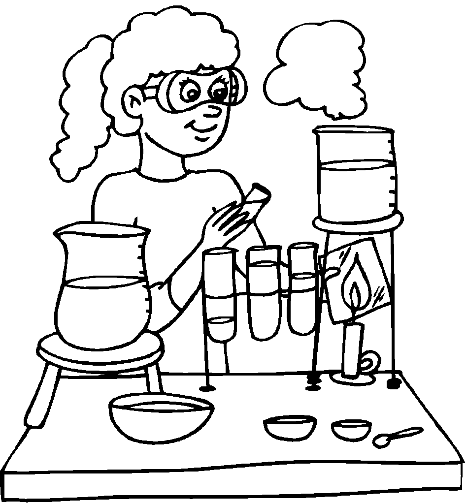 lab safety coloring pages and worksheets - photo #17
